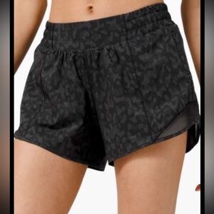 Lululemon Women's Black Patterned Shorts